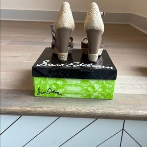 Sam Edelman Women's Brown Wedge Sandals